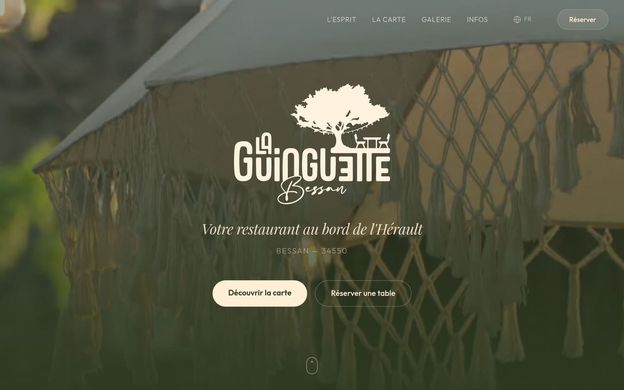 Aperçu du site La Guinguette