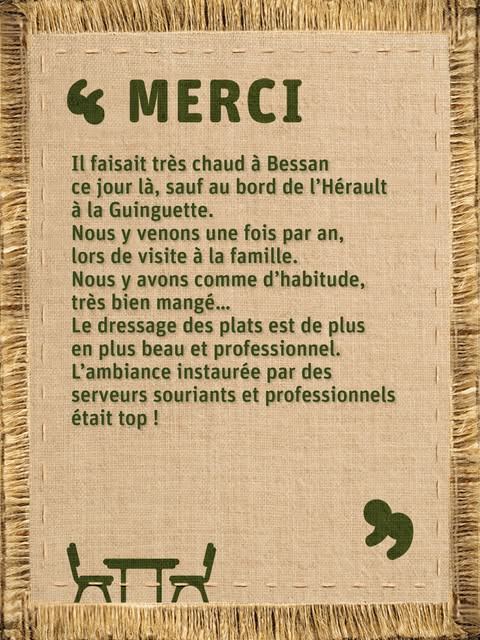 Post récent de La Guinguette de Bessan